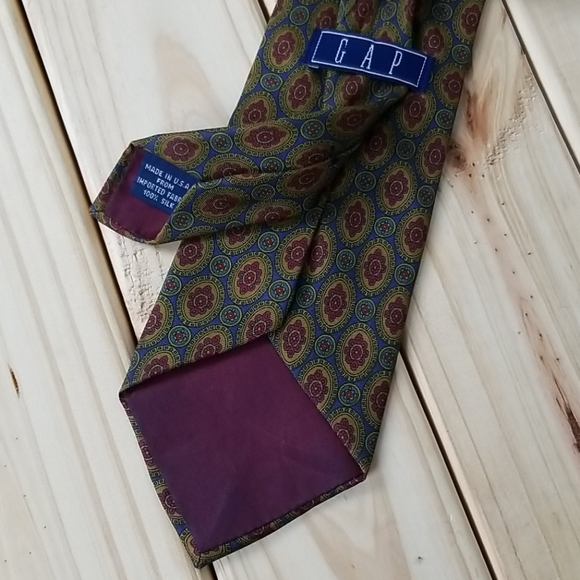 GAP Vintage 100% Silk Tie - Picture 3 of 7